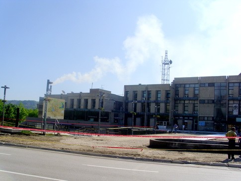 radovi dom kulture 3 UREĐUJE SE UŽI CENTAR BORA