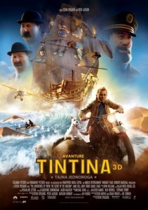 avanture tintina tajna jednoroga REPERTOAR BIOSKOPA "ZVEZDA"