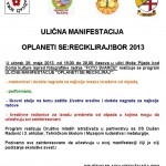 Ulicna manifestacija Oplaneti se