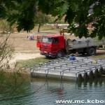 Radovi splav jezero 3