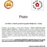 Tribina o nacrtu Prostornog plana Beljanica - Kučaj