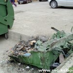 Pažnja, gore plastični kontejneri!