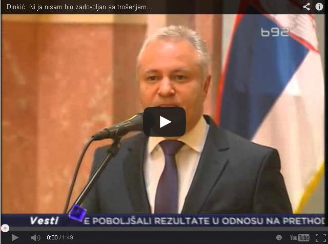 Video-Dinkić: Ni ja nisam bio zadovoljan sa trošenjem u RTB Bor