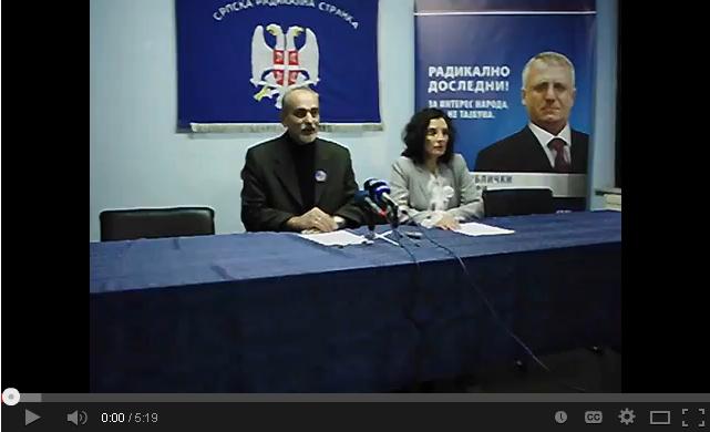 Video: Konferencija za medije OO SRS-a Bor