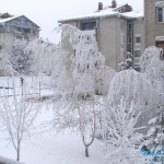 Sneg okovao Novi centar