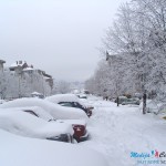 Sneg okovao Novi centar