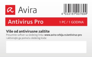 Avira Antivirus Pro – Greb kartica