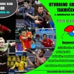 Otvoreno prvenstvo grada u stonom tenisu - 11.april od 17.časova