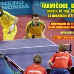 Stoni tenis : U subotu 16.maja - TAKMIČENJE DUBLOVA