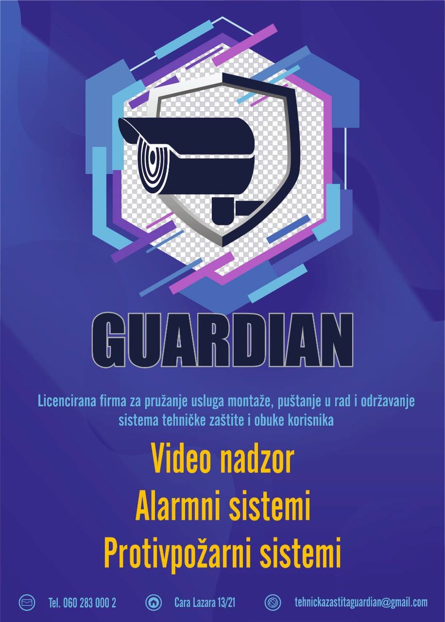 Sistemi tehničke zaštite Guardian Bor