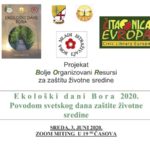 Ekološki dani Bora 2020